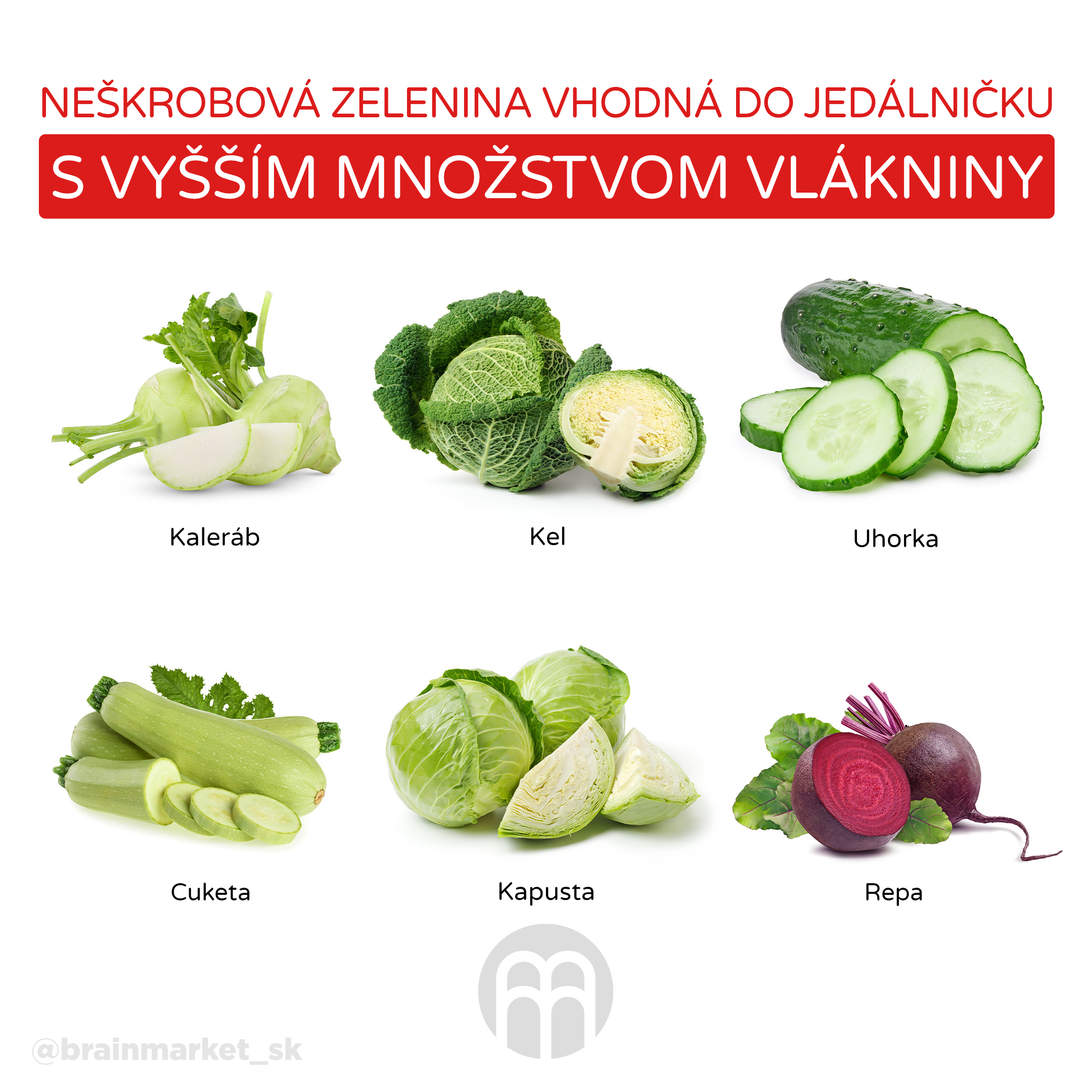 neskrobova zelenina vhodna do jidelnicku s vyssim mnozstvim vlakninyy_infigrafika_cz